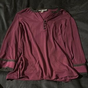 Karl Lagerfeld Blouse with Black Trim